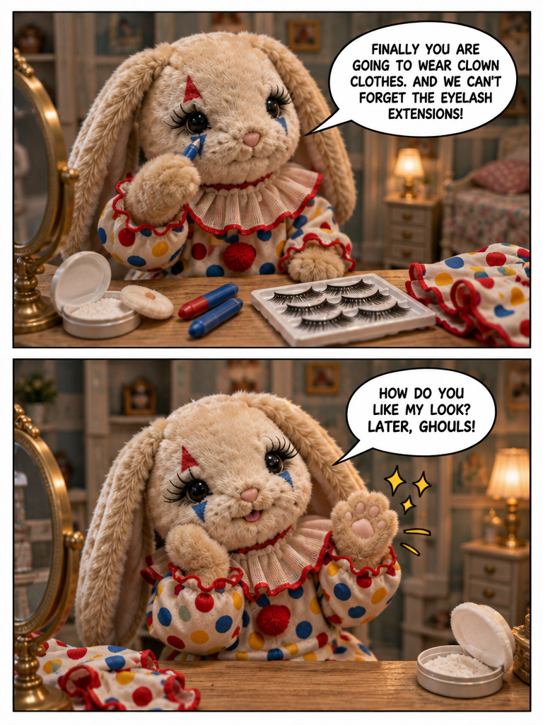 Bunny's Spooky Clown Tutorial (page 4 of 4)