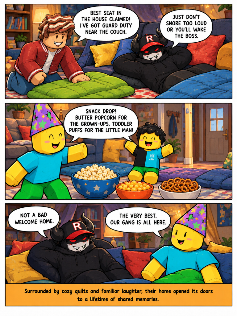 A Sleepover Welcome (page 4 of 4)
