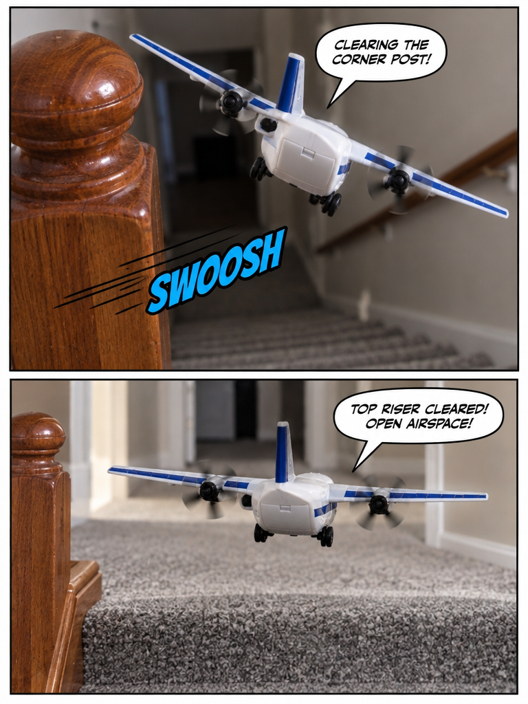 Cruising Altitude Up the Stairs (page 3 of 4)