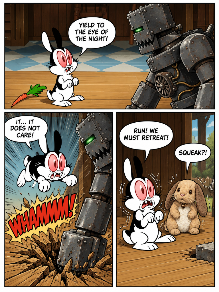 bunnicula is afraid of robots (page 2 of 4)