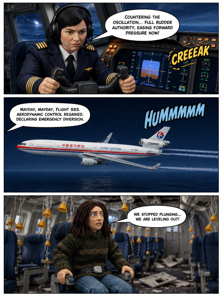 Through the Wild Dive: Flight 583 (page 3 of 4)
