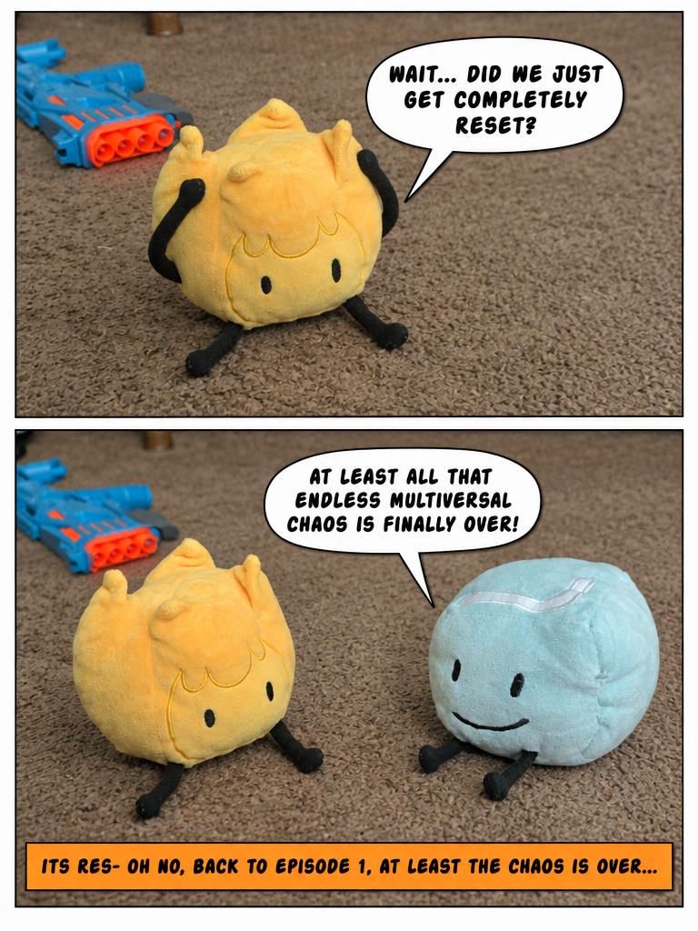 ITS RES- OH NO, BACK TO EPISODE 1, AT LEAST THE CHAOS IS OVER... (page 4 of 4)