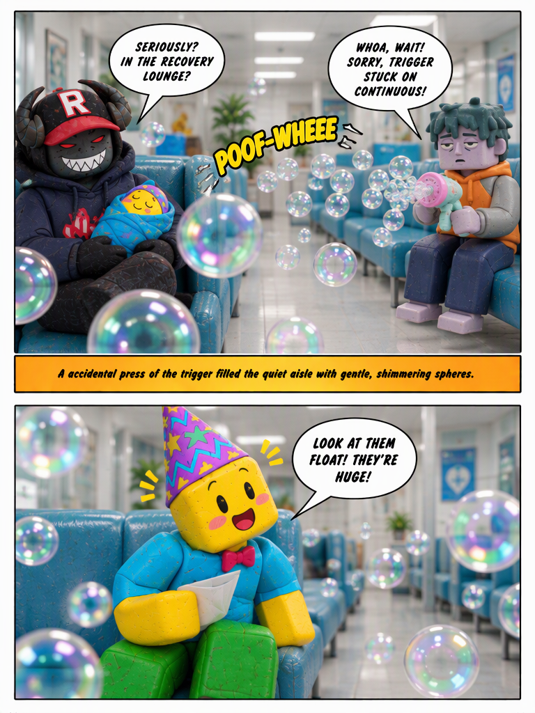 Bubbles in the Waiting Room (page 2 of 4)
