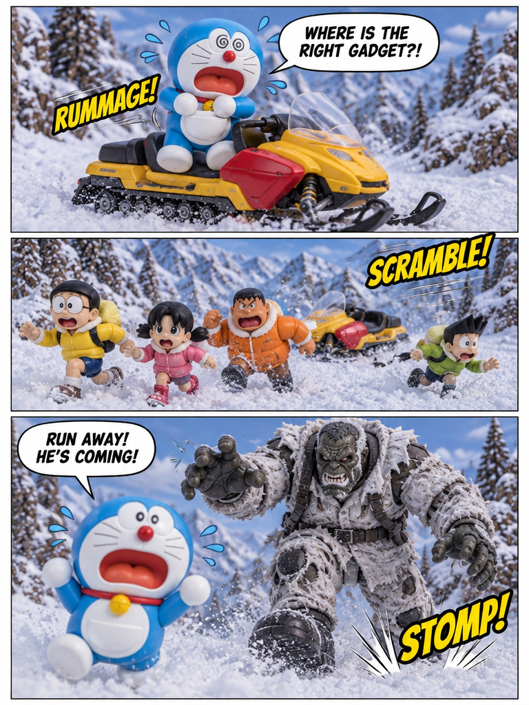 doraemon zombie apocalypse S1 episode 14 titan zombie coming (page 2 of 4)