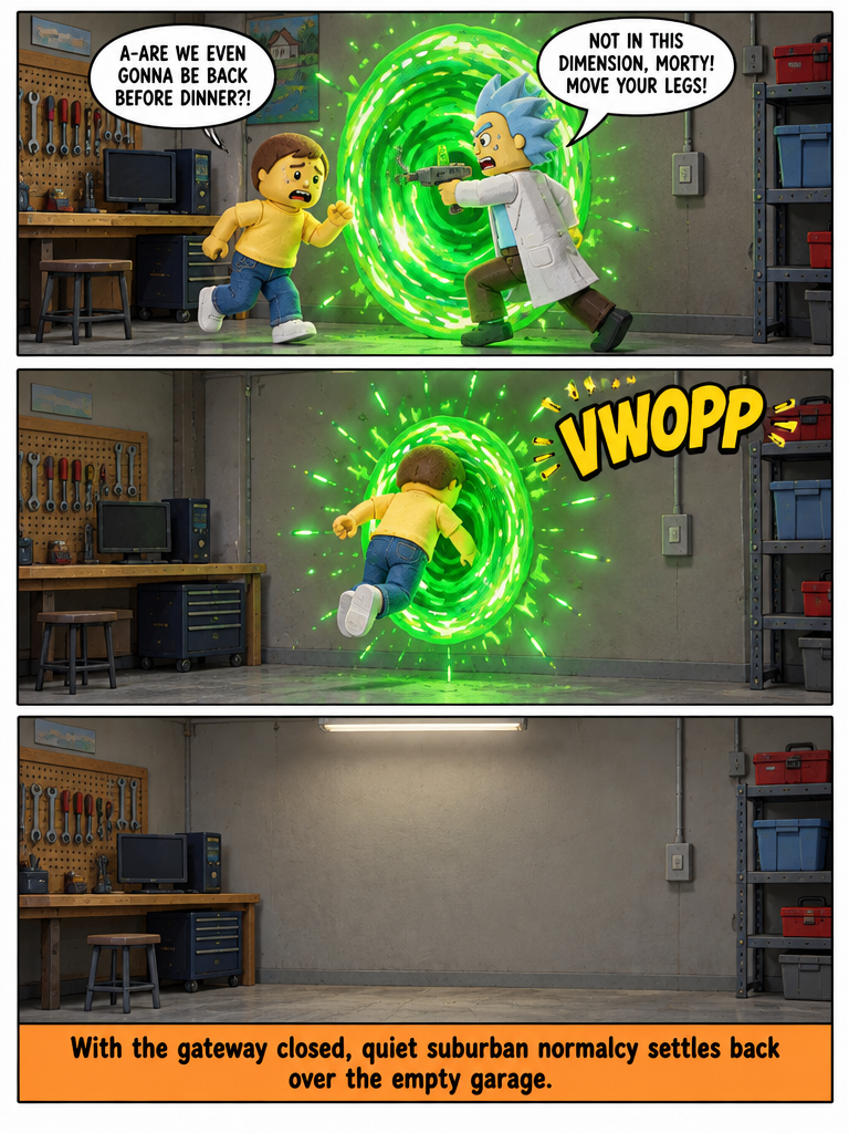 A Quick Exit Through the Garage (page 4 of 4)