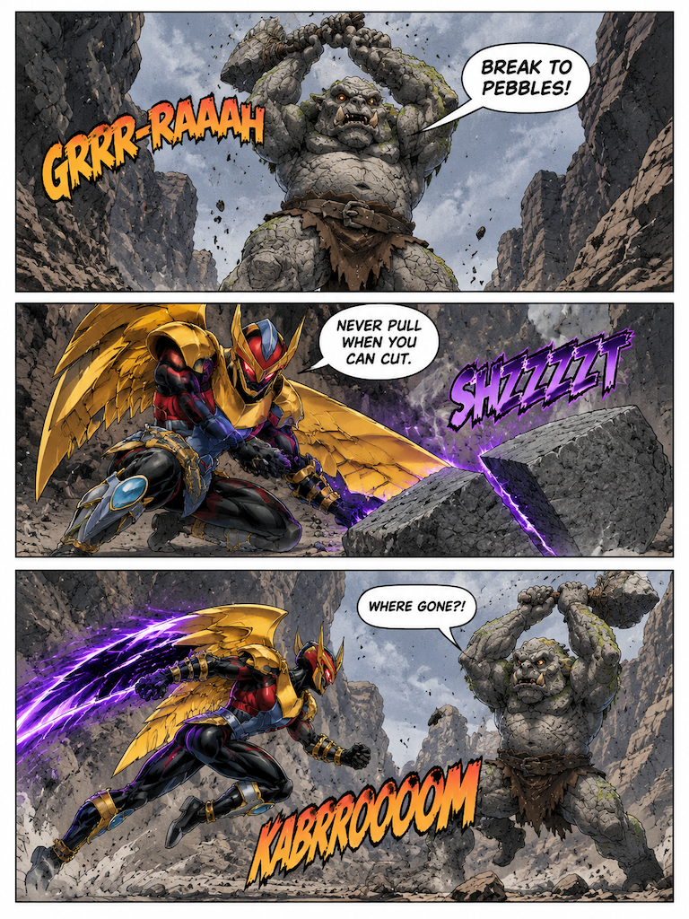 Clash of Blade and Stone (page 2 of 4)