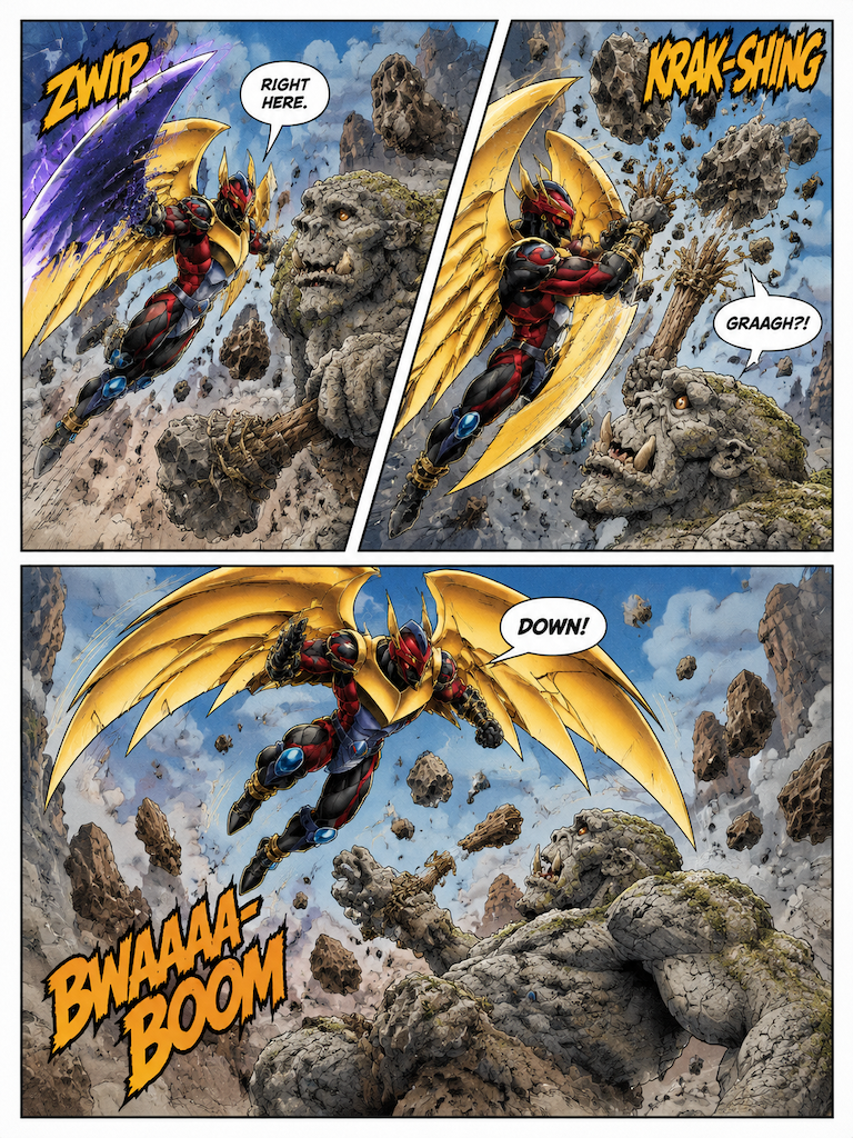 Clash of Blade and Stone (page 3 of 4)