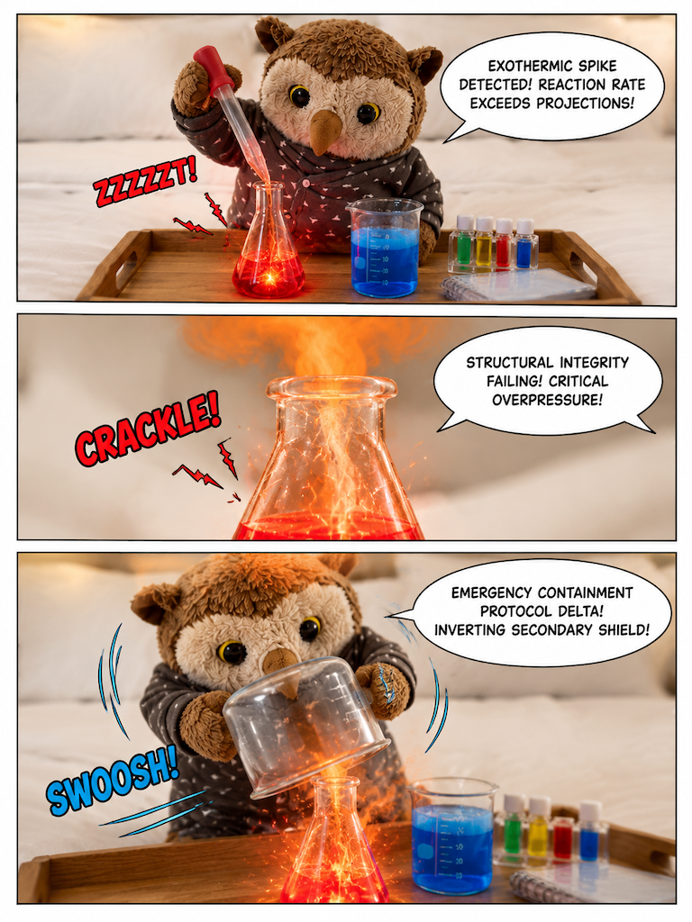 Professor Owl and the Volatile Vial (page 2 of 4)