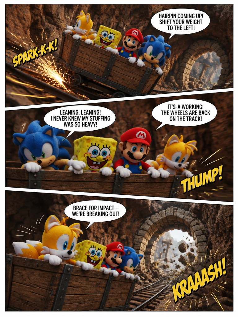 Halloween Toons Part 44: The Runaway Mine Cart (page 3 of 4)