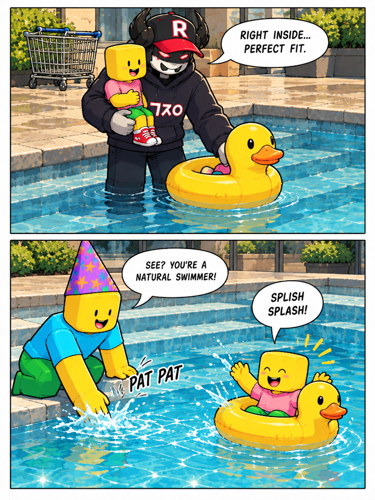 Afternoon at the Pool (page 3 of 4)