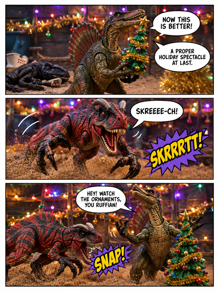 Holiday Havoc: Trike vs Carnoraptor (page 2 of 4)