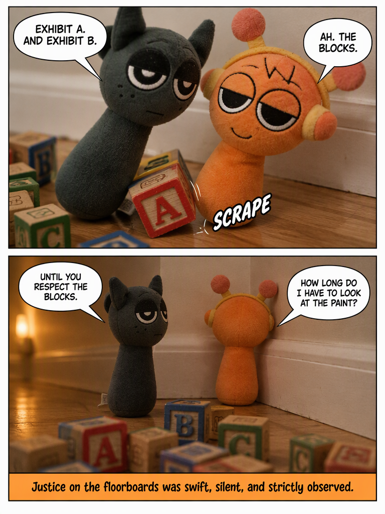 gray cat is grounding orange boy (page 4 of 4)