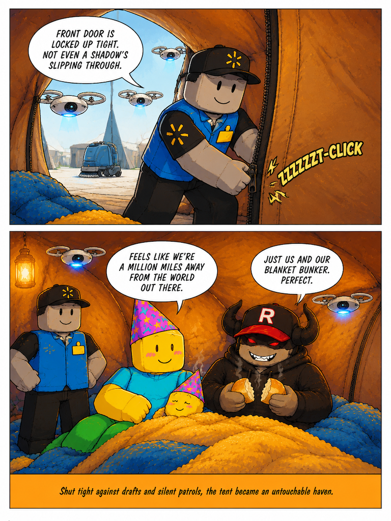 A Cozy Night in the Superstore Fort (page 2 of 4)