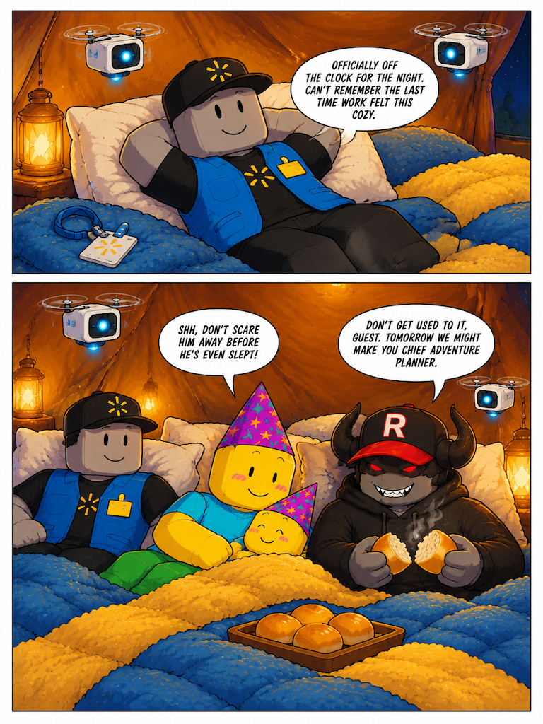 A Cozy Night in the Superstore Fort (page 3 of 4)