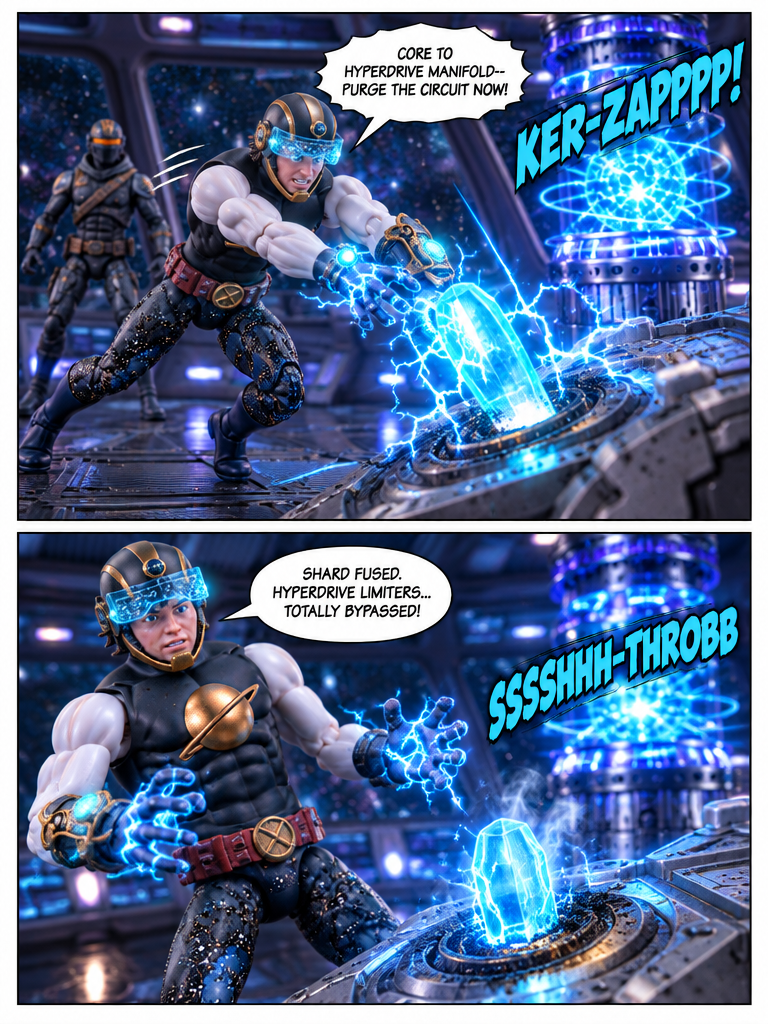 🪐 Kaelen Voss 💥 Through Uncharted Space 💬 Comic Story part 5 (page 2 of 4)