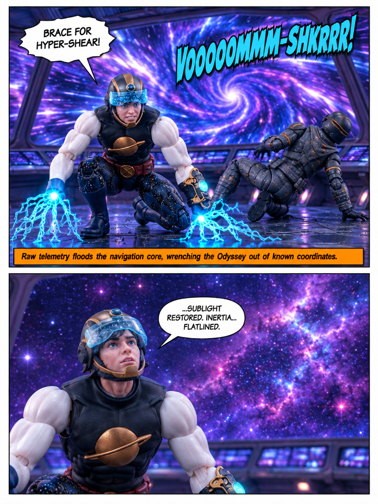 🪐 Kaelen Voss 💥 Through Uncharted Space 💬 Comic Story part 5 (page 3 of 4)