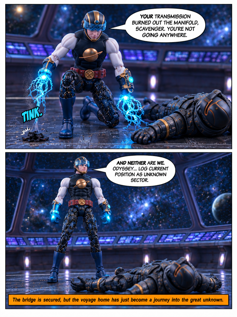 🪐 Kaelen Voss 💥 Through Uncharted Space 💬 Comic Story part 5 (page 4 of 4)