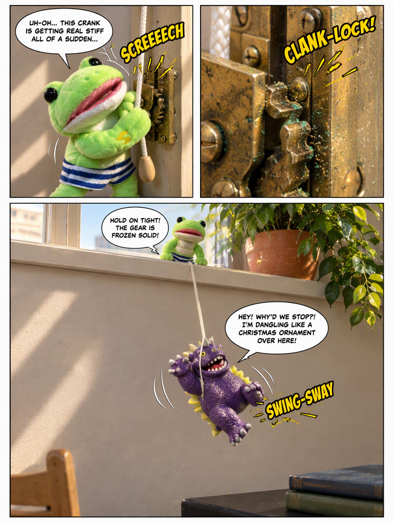 The Window Latch Descent (page 2 of 4)