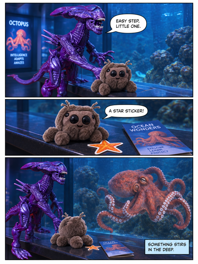 Aquarium Day with Franklin and Queenie (page 2 of 4)