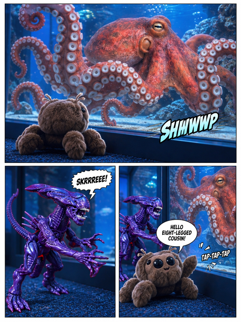 Aquarium Day with Franklin and Queenie (page 3 of 4)