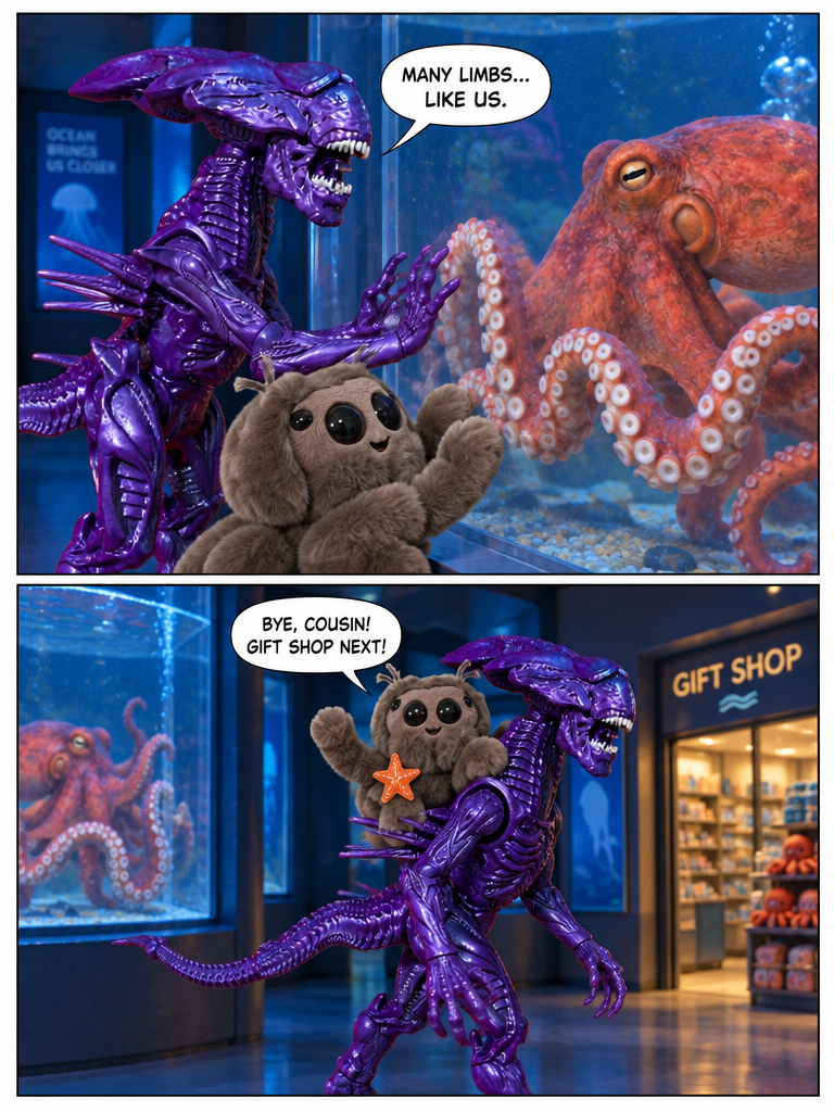 Aquarium Day with Franklin and Queenie (page 4 of 4)