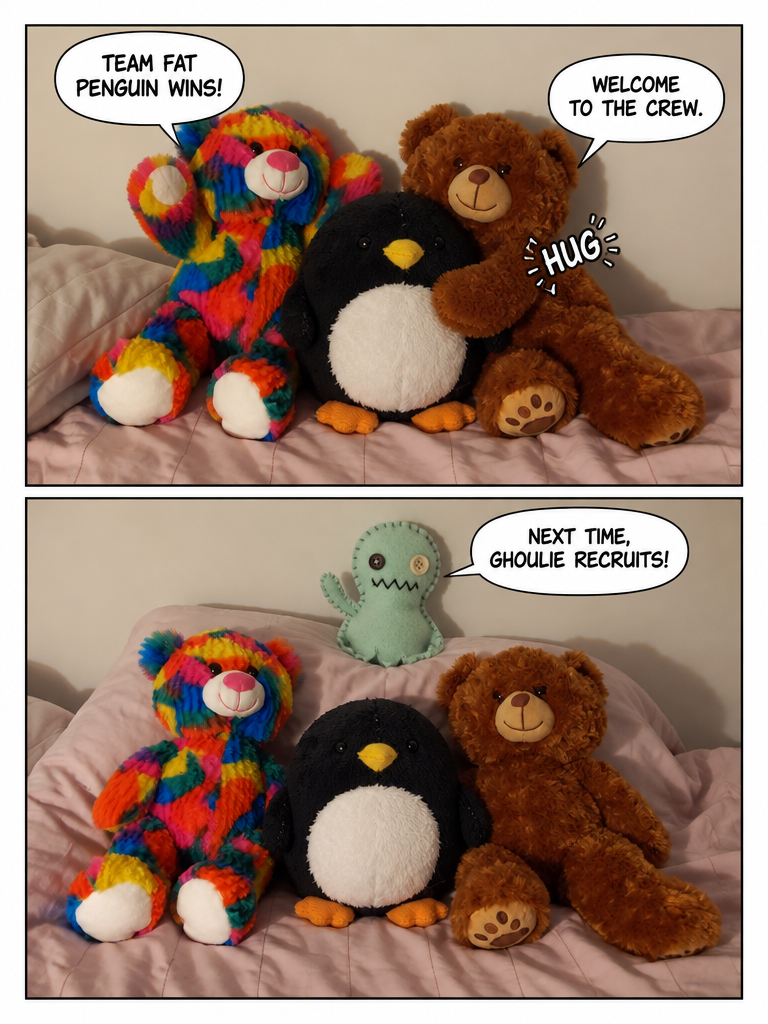 Choosing the team - George and Rainbowe (page 4 of 4)