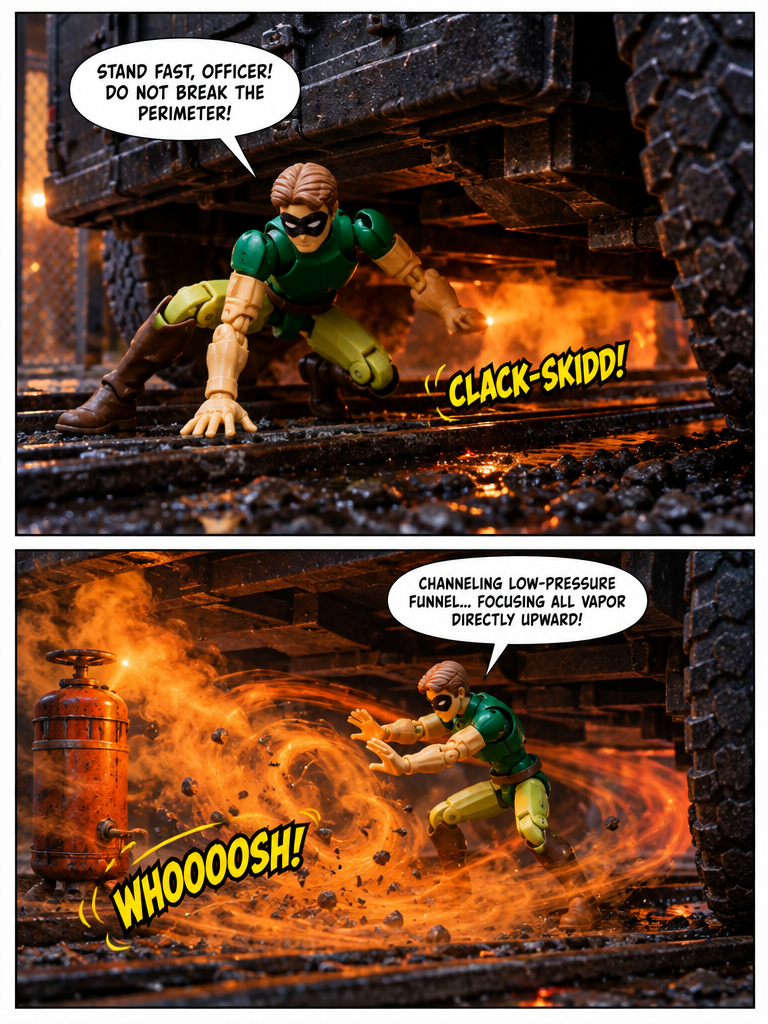 Chemical Flare at Freight Gate (page 2 of 4)