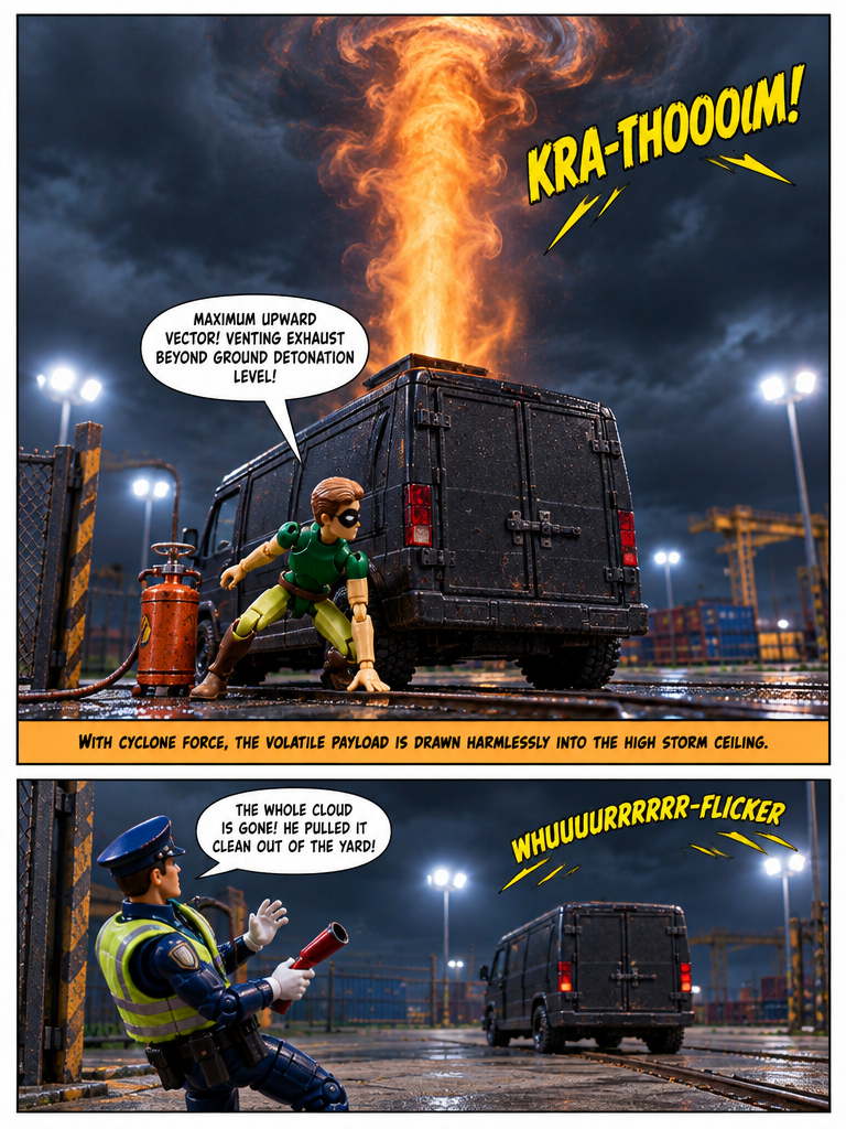 Chemical Flare at Freight Gate (page 3 of 4)