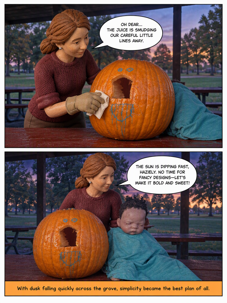 A Cozy Jack-o'-Lantern Smile (page 2 of 4)