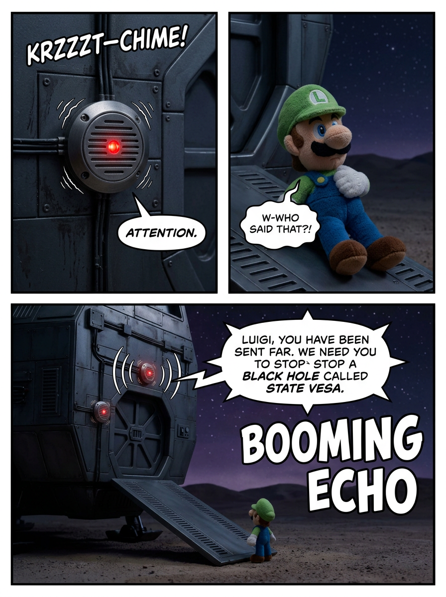 Luigi in space part 1 (COMIC) (page 3 of 4)