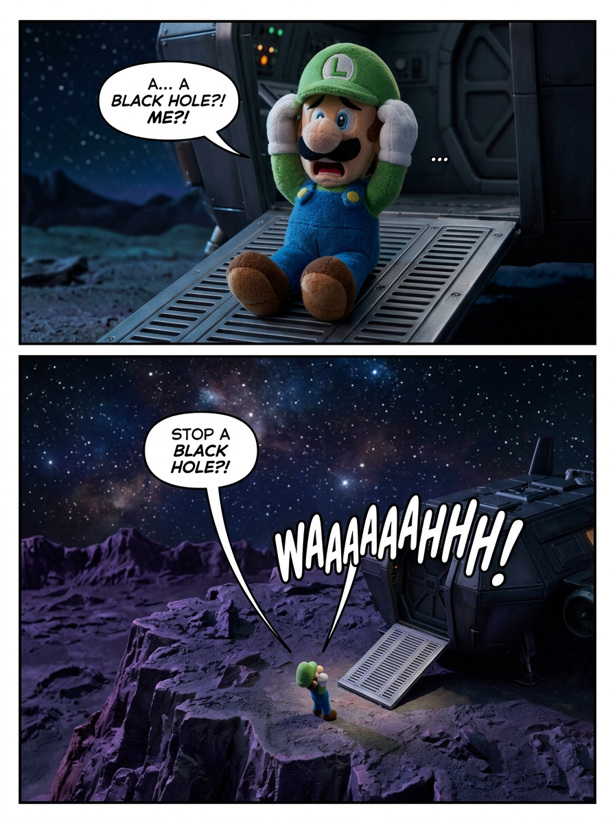 Luigi in space part 1 (COMIC) (page 4 of 4)