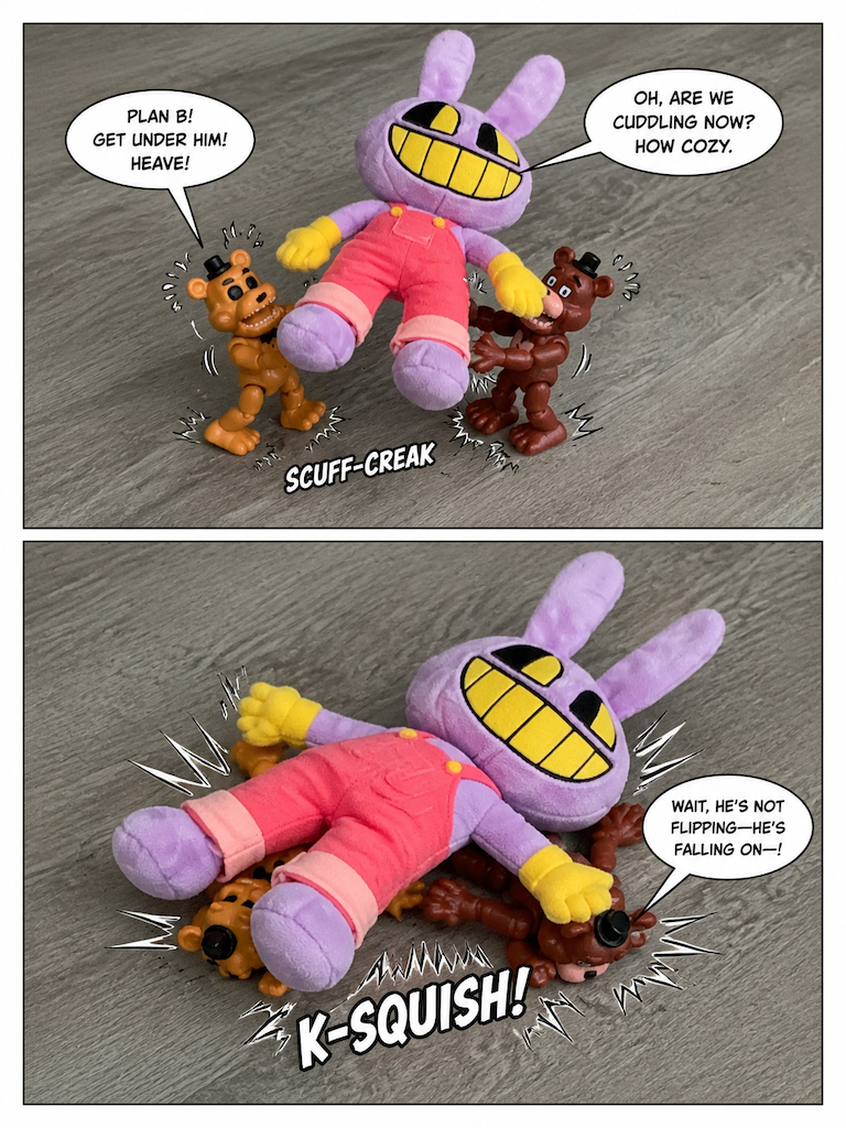 Showdown on the Laminate Floor (page 3 of 4)