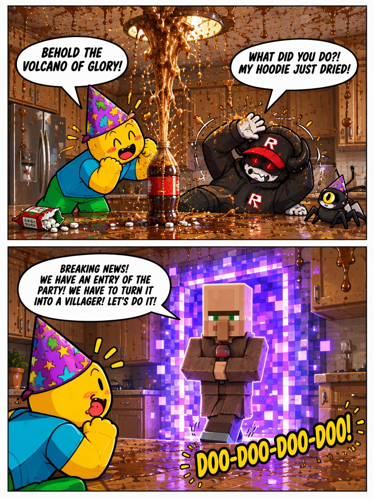Villager News: Party Eruption (page 2 of 4)
