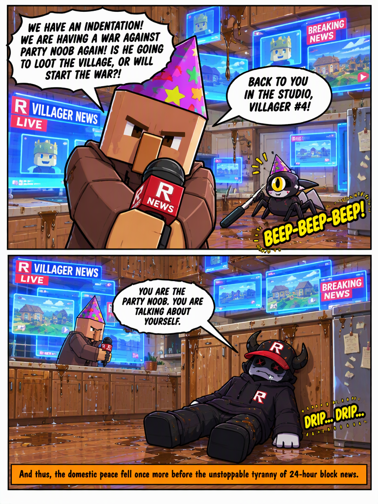 Villager News: Party Eruption (page 4 of 4)