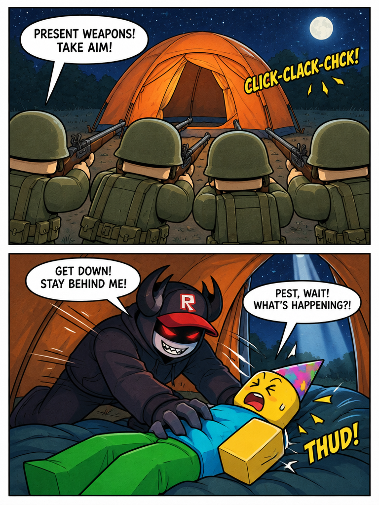 Midnight Ambush at Starlight Camp (page 2 of 4)