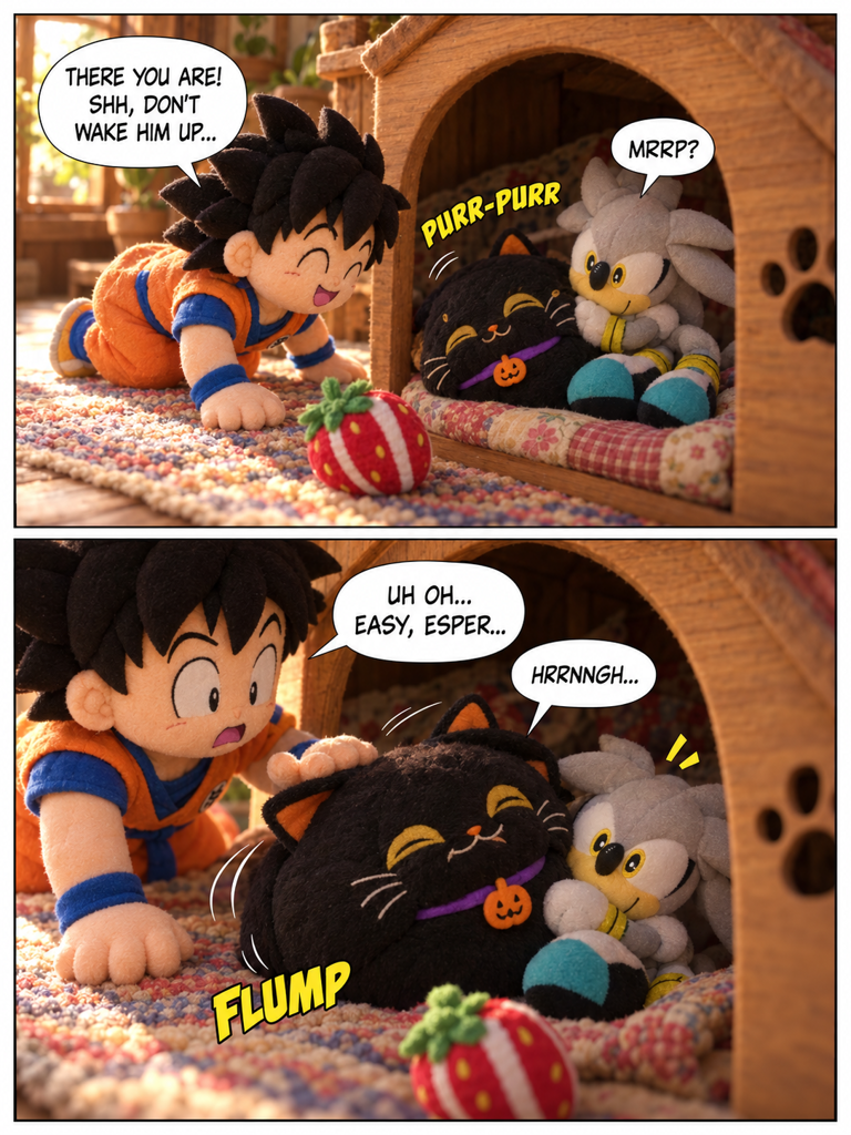 Morning Mischief in the Cat House (page 2 of 4)