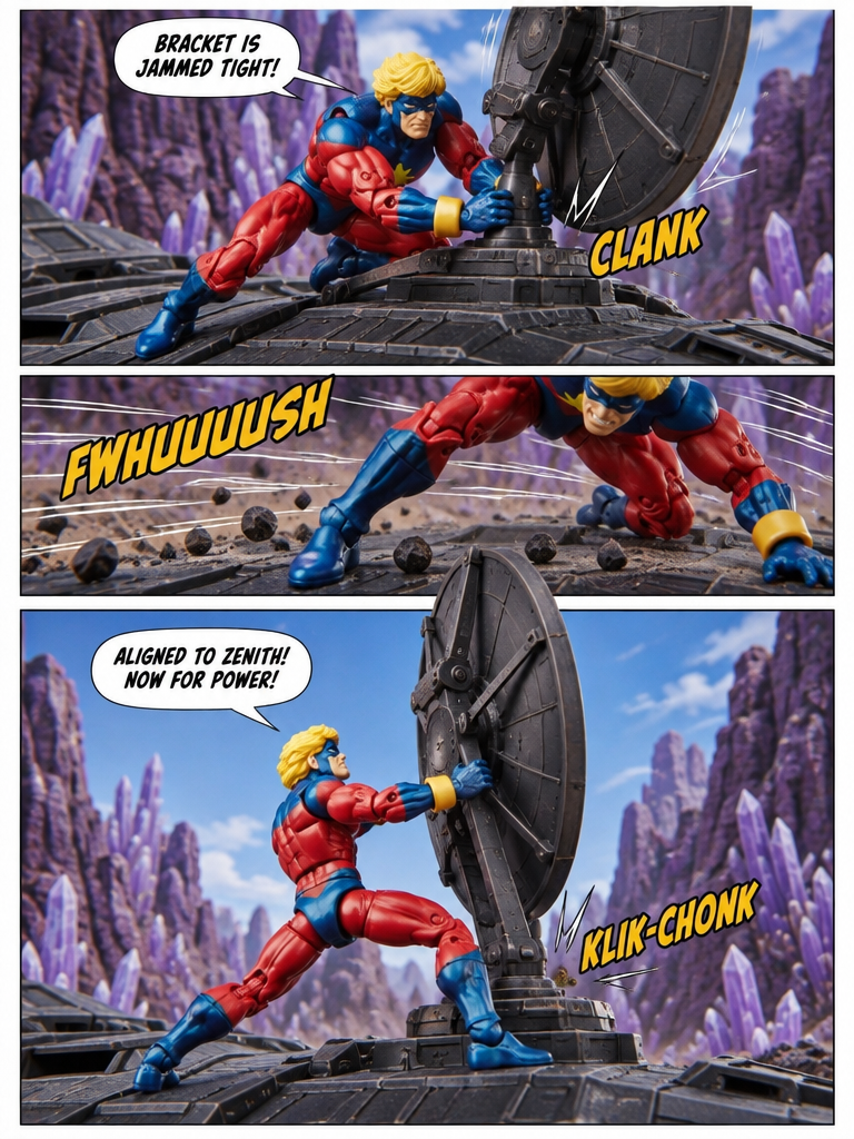 Captain Marvel  -   Signal Through the Storm  - Comic Story  ; part 18 (page 2 of 4)