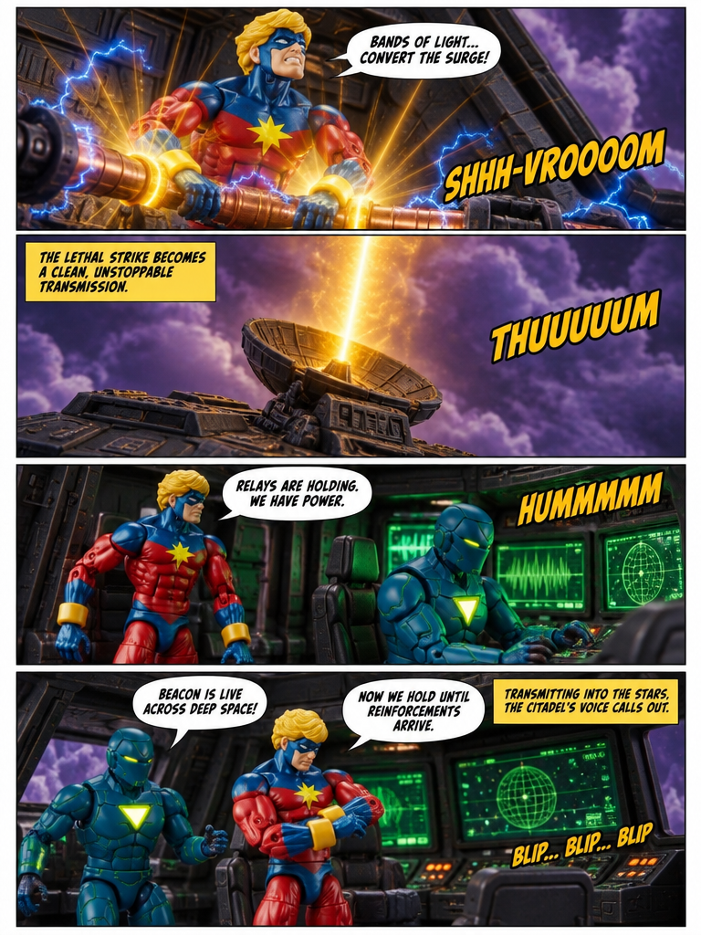 Captain Marvel  -   Signal Through the Storm  - Comic Story  ; part 18 (page 4 of 4)