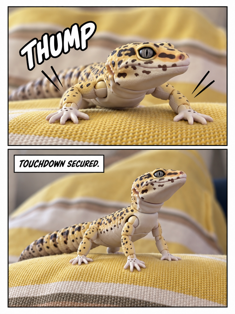 Leopard Gecko Skydiving (page 4 of 4)