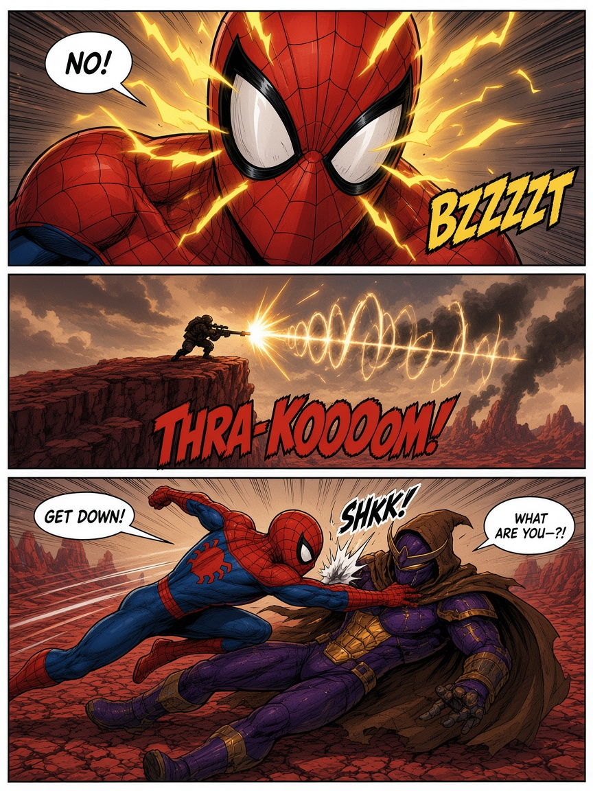 A Shield Between Friends guys spider mans not injurd as much as the pink ranger (page 2 of 4)