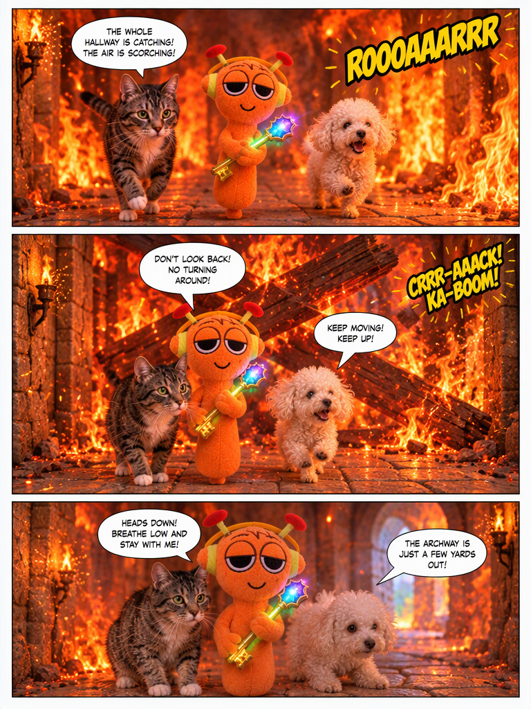 Escape Through the Blazing Hall (page 2 of 4)