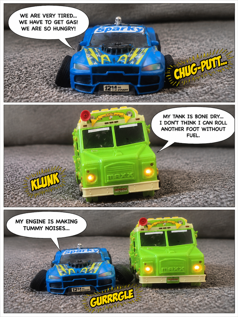Party Bound and Fuel Low (page 3 of 4)