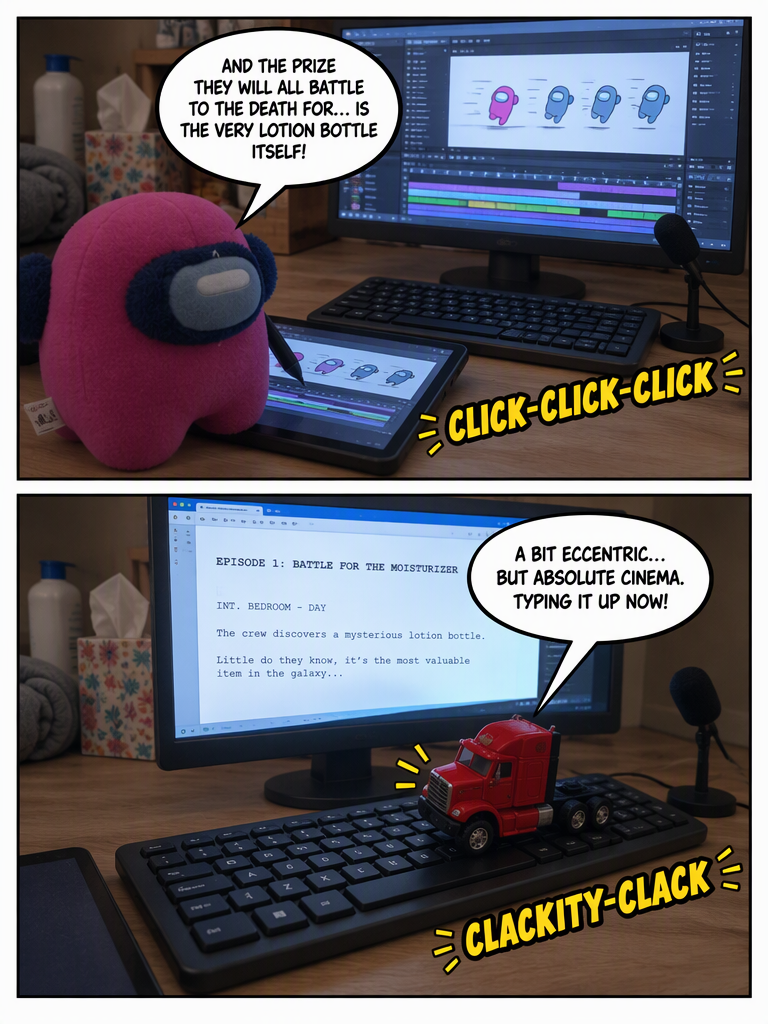 The Battle for the Lotion Bottle (page 2 of 4)