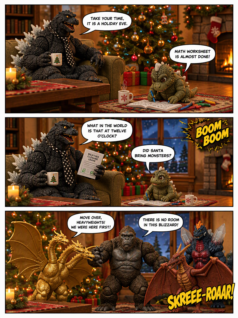 A Kaiju Holiday Homecoming (page 2 of 4)