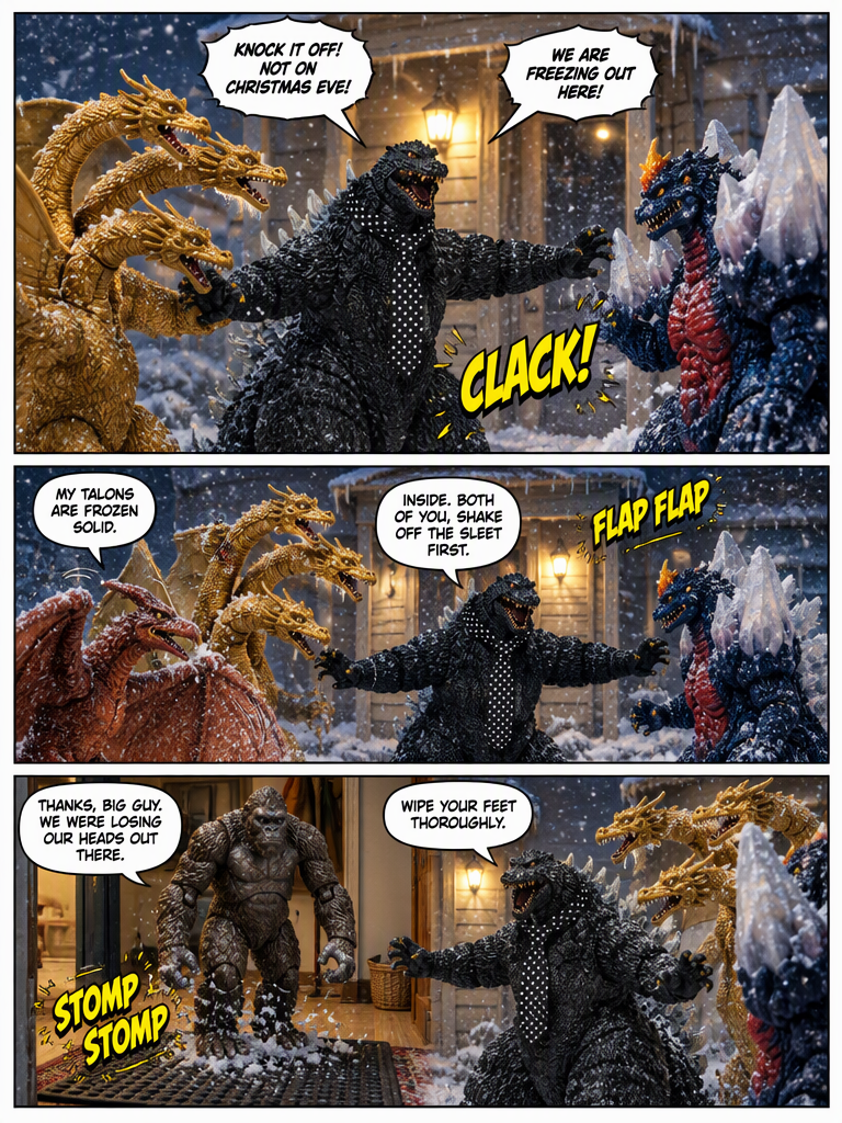 A Kaiju Holiday Homecoming (page 3 of 4)