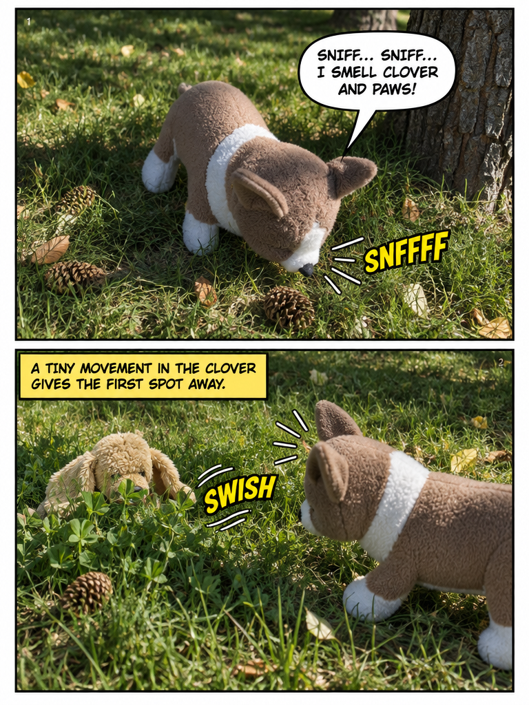 Hide and Seek in the Yard (page 2 of 4)