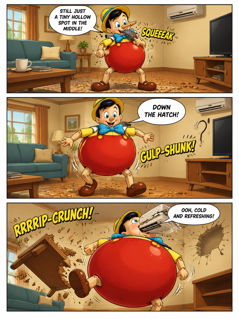 Pinocchio's Bottomless Appetite (page 2 of 4)