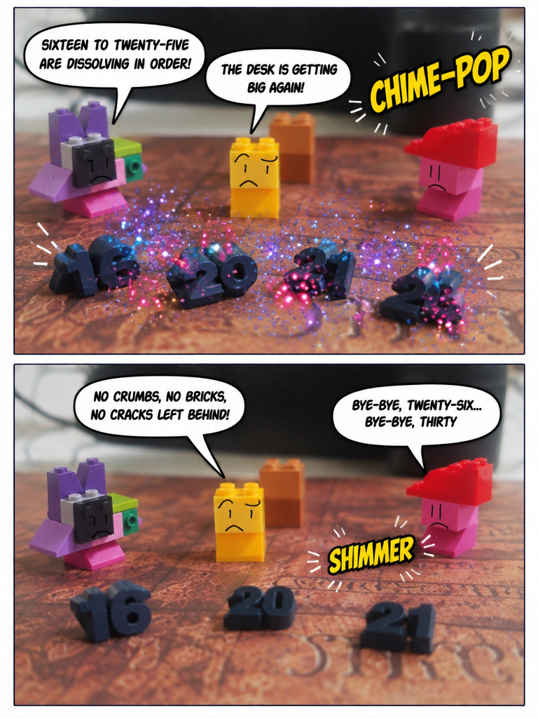 The Great Dissolving of 1 to 50 (page 2 of 4)
