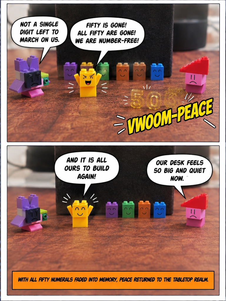 The Great Dissolving of 1 to 50 (page 4 of 4)