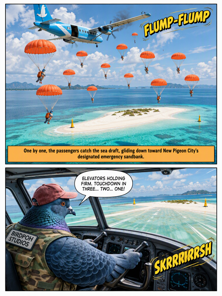 Emergency Landing at New Pigeon City (page 2 of 4)